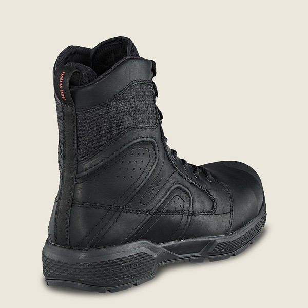 Red Wing Mens Safety Boots - Exos Lite - 8-inch Waterproof Csa Toe - Black - TOE307951